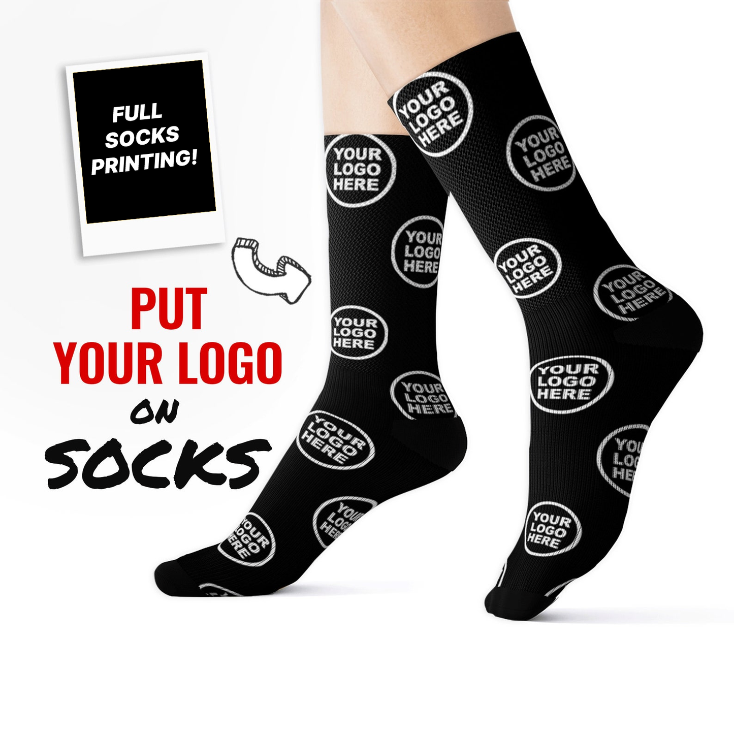 Design Custom Crew Socks